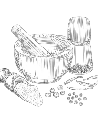 pepper-in-a-mortar